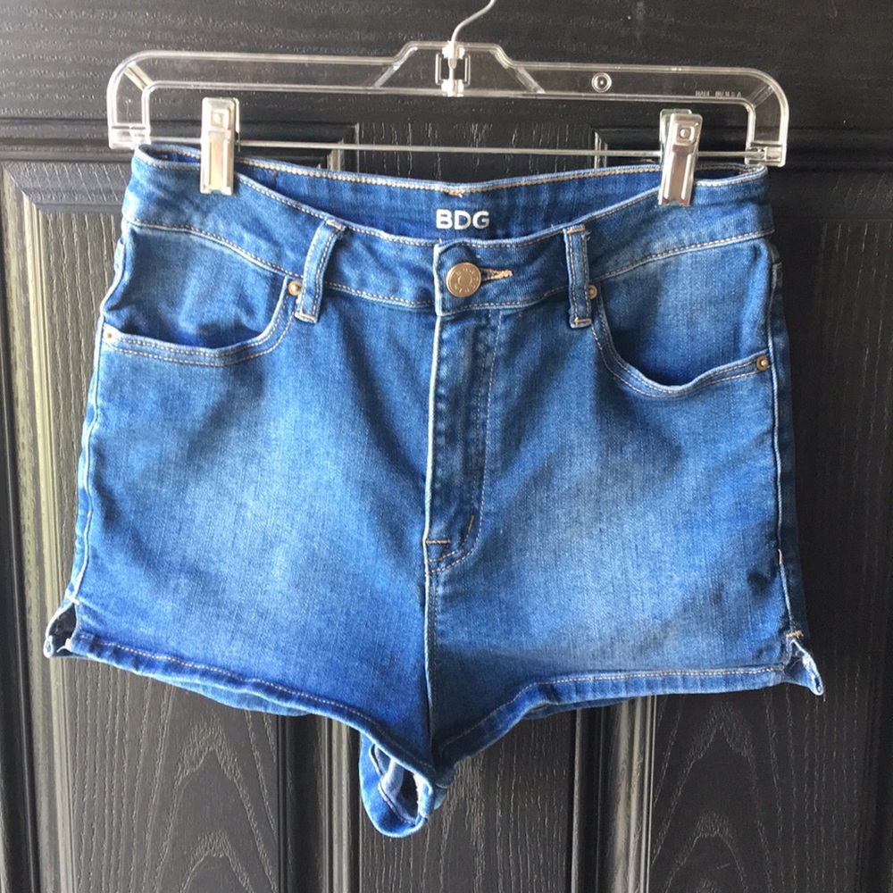 BDG High Rise Denim Shorts
